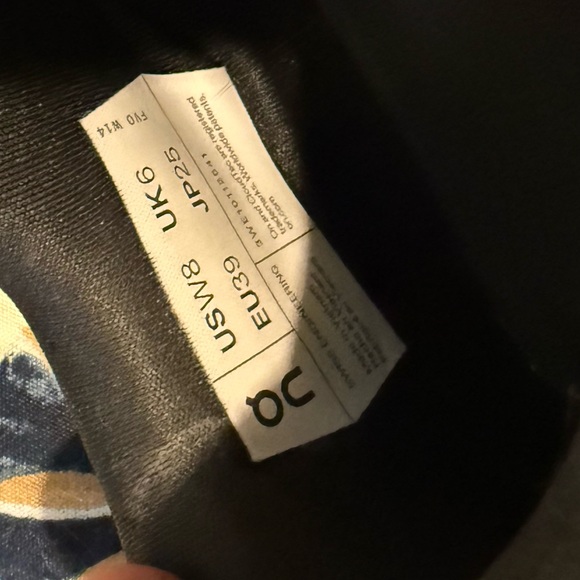 On Running Black and White Athletic Shoes - Picture 10 of 10